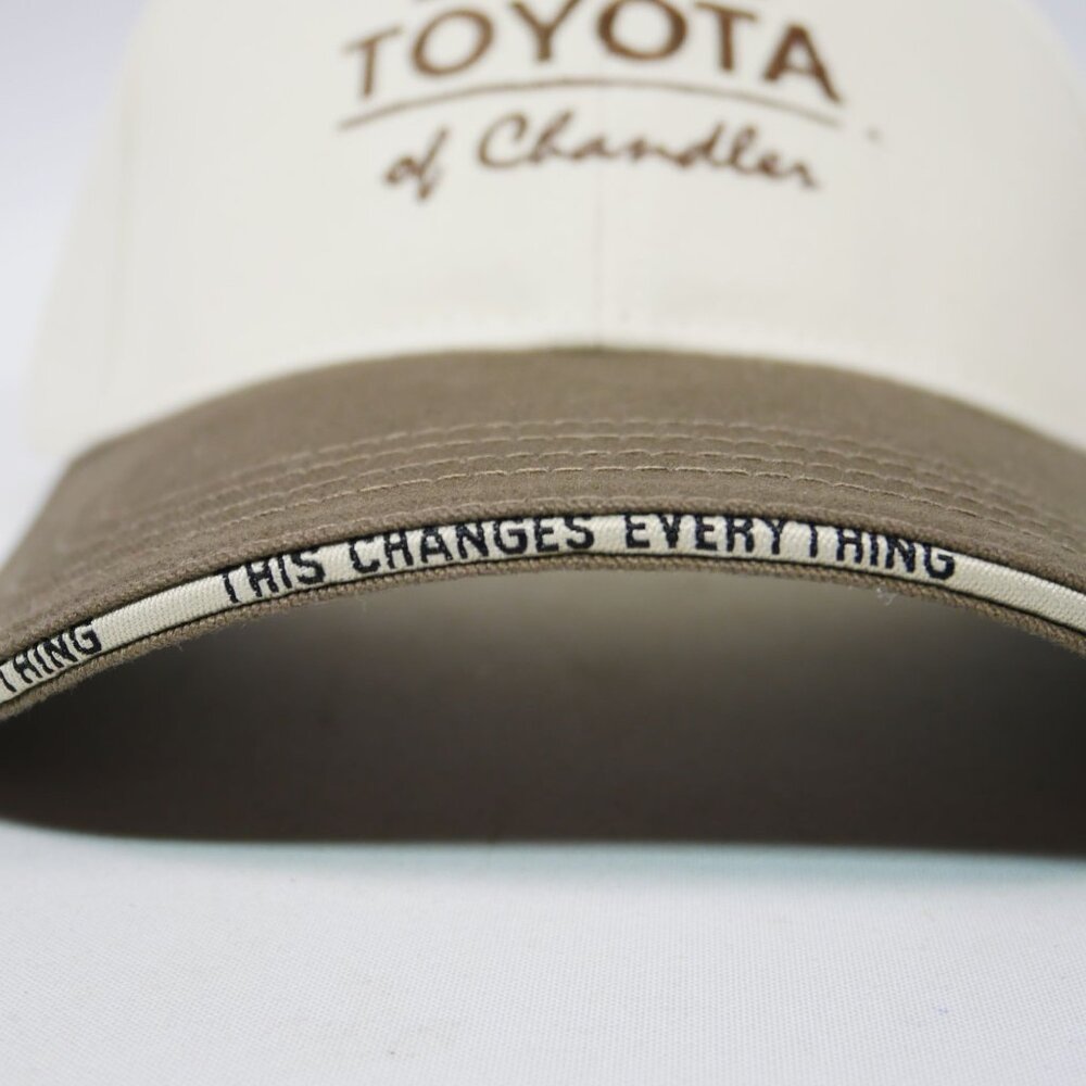 Big Two Toyota Of Chandler Baseball Cap Tan/Brown NEW - Picture 2 of 5